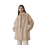 Meteor Variations Sable Fur Coat Women