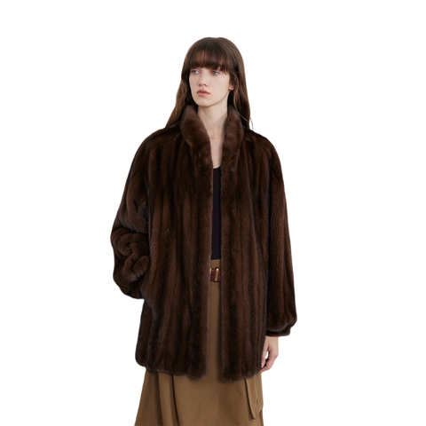 Meteor Variations Sable Fur Coat Women