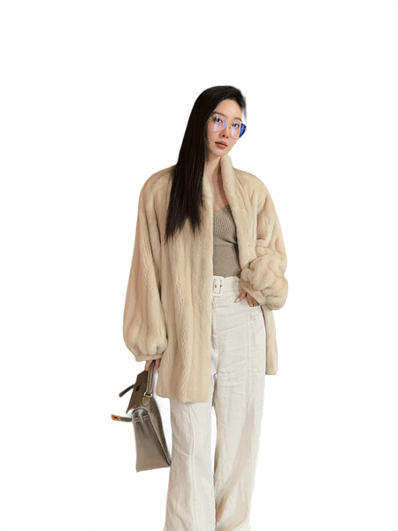 Meteor Variations Sable Fur Coat Women