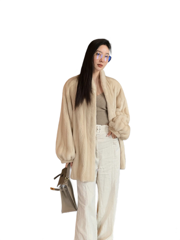 Meteor Variations Sable Fur Coat Women