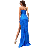 Lauren Blue Strapless Gown