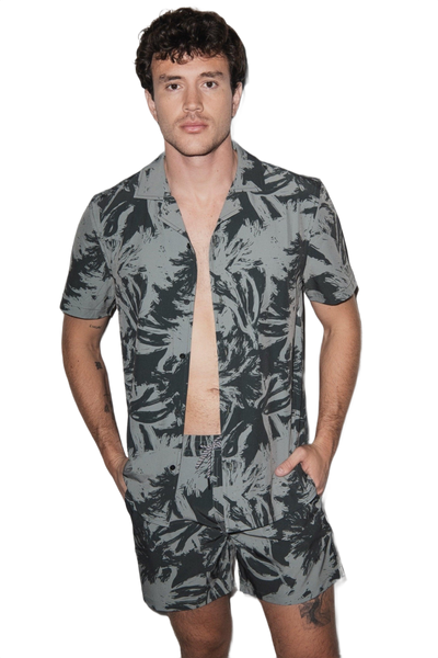 Saint Tropez Cabana Shirt Light Fern