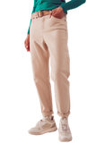 Cotton Mid Jean in BEIGE
