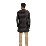 Regal Black Indo Western Dress