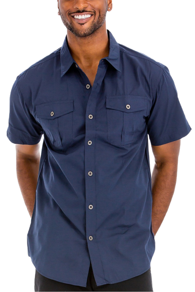 Two Pocket Button Down Shirt