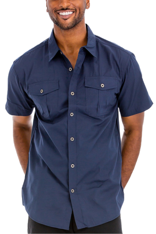 Two Pocket Button Down Shirt