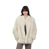 Sea of Love Accompaniment Casual Stand-Up Collar Tuscan Sheepskin
