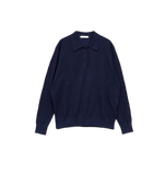"Library Diary" Machine Washable Premium Wool Women's Polo Neck Loose Top