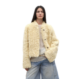 Little Bear's Thoughts New Zealand Imported Sheepskin Coat