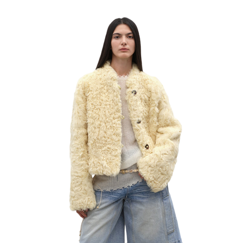 Little Bear's Thoughts New Zealand Imported Sheepskin Coat
