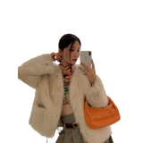Babylon Phantom Nights Tuscan Sheepskin Pink Coat