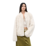 Practical Wearism Casual Urban Drop Shoulder Stand Collar Tuscan Sheepskin