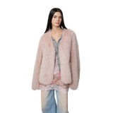 Babylon Phantom Nights Tuscan Sheepskin Pink Coat