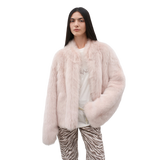 Practical Wearism Casual Urban Drop Shoulder Stand Collar Tuscan Sheepskin