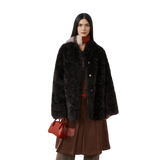 Sea of Love Accompaniment Casual Stand-Up Collar Tuscan Sheepskin