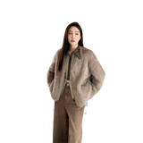 Babylon Phantom Nights Tuscan Sheepskin Pink Coat