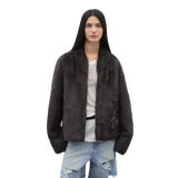 Practical Wearism Casual Urban Drop Shoulder Stand Collar Tuscan Sheepskin