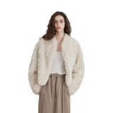 Sea of Love Accompaniment Casual Stand-Up Collar Tuscan Sheepskin