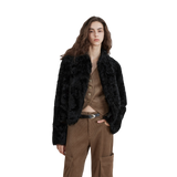 Sea of Love Accompaniment Casual Stand-Up Collar Tuscan Sheepskin