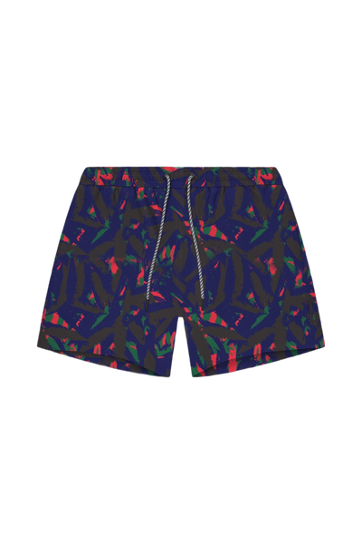 Tulum Volley Swim Trunk Navy Palm