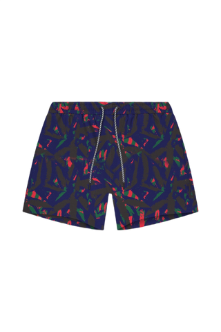 Tulum Volley Swim Trunk Navy Palm