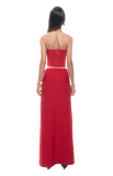 Umee Heart Shape Corsette Top Red