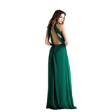 Plunge Green Gown