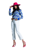 Straight Leg Bleached Jeans