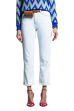 Straight Leg Bleached Jeans