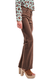 Brown Flared Jeans