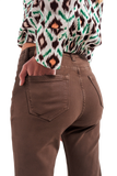 Brown Flared Jeans