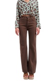 Brown Flared Jeans