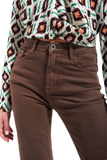 Brown Flared Jeans