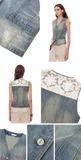 "Diary of an Old Friend" Customized Breathable Ramie Oversize Suit Vest Set