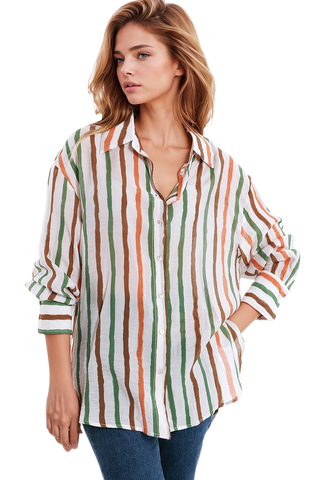 Chiffon Long Sleeve Shirt
