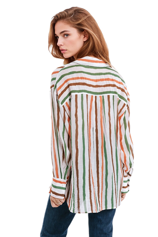Chiffon Long Sleeve Shirt