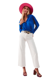 Chiffon Shirt in Blue