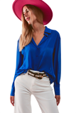 Chiffon Shirt in Blue