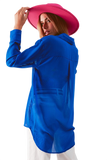 Chiffon Shirt in Blue