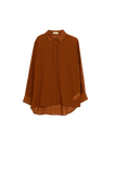Chiffon Shirt in Camel Color