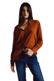 Chiffon Shirt in Camel Color