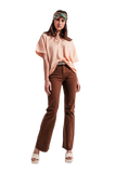 Chocolate Flared Jeans