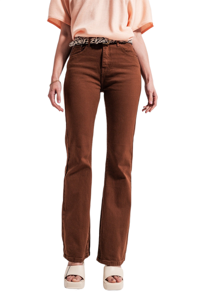 Chocolate Flared Jeans