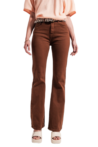 Chocolate Flared Jeans