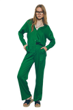 Cotton Loose Fit Shirt in Green
