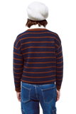 Crew Neck Stripe Sweater