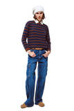 Crew Neck Stripe Sweater