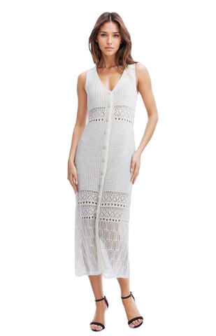 Crochet Maxi Vest Dress