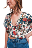 Crop Top in Beige