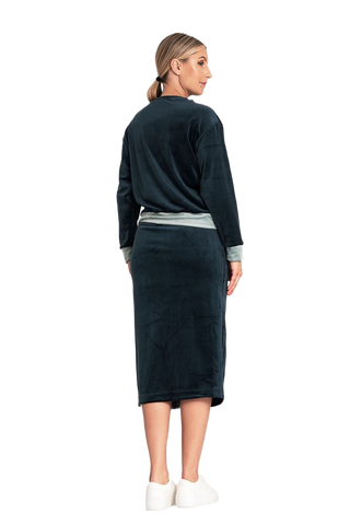 Velour Skirt & Top